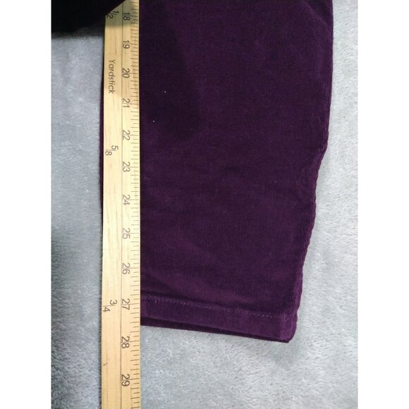 Torrid Pants Womens 18R Red Corduroy Bombshell Skinny Stretch High Rise Cotton - Picture 5 of 11